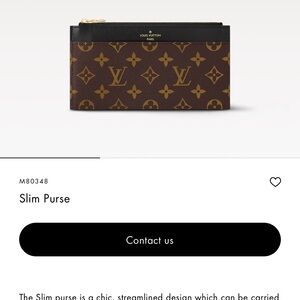 Louis Vuitton Monogram Brown and Gold Clutch